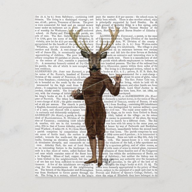 Cartão Postal Cheio do veado de esgrima (Frente)