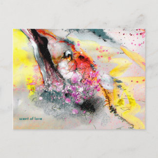 Cartão postal "cheiro de amor"