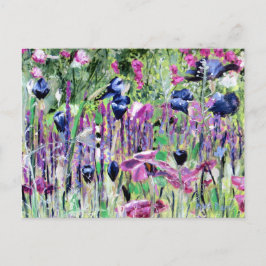 Cartão Postal Cheleea flores pintura a óleo