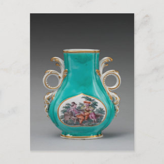Cartão Postal Chelsea Porcelain Turquoise Vase