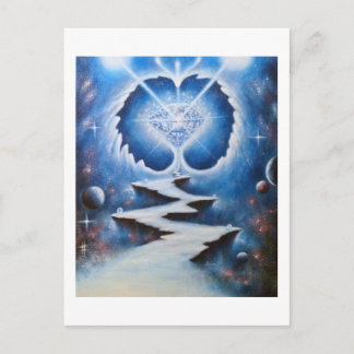 Cartão Postal Chemin du coeur