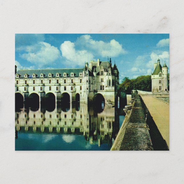 Cartão Postal Chenonceau Chateau, Indre et Loire 1 (Frente)