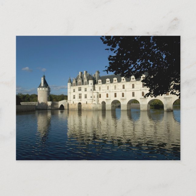 Cartão Postal Chenonceau Chateau, River Cher, Loir-et-Cher, 2 (Frente)