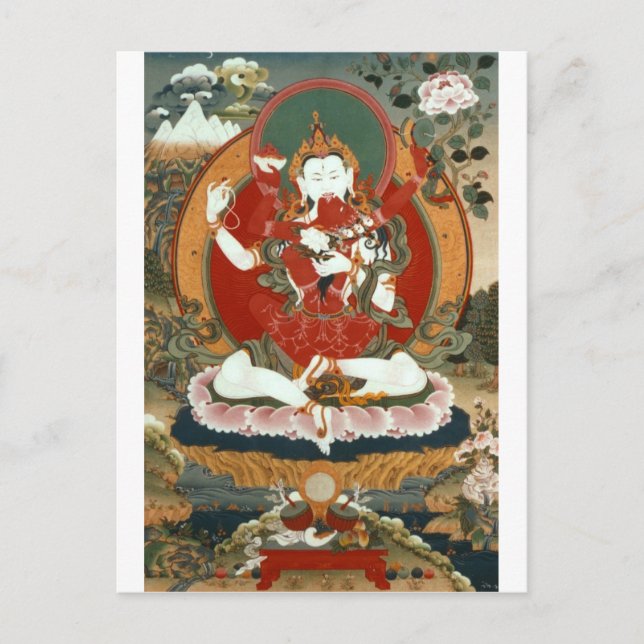 CARTÃO POSTAL CHENREZIG GYALWA GYATSO (Frente)