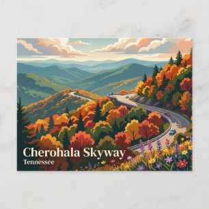 Cartão Postal Cherohala Skyway EUA