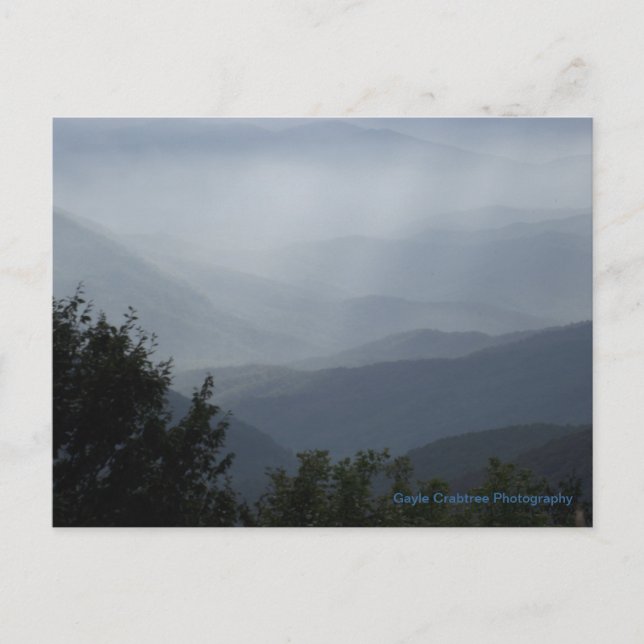 Cartão postal Cherohala Skyway: Tennessee, NC (Frente)