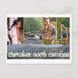 Cartão Postal Cherokee NC PostCard