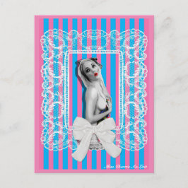 Cartão Postal Cherrie Au Lait Fazenda Fofo