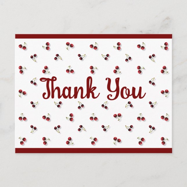 Cartão postal Cherries (Frente)