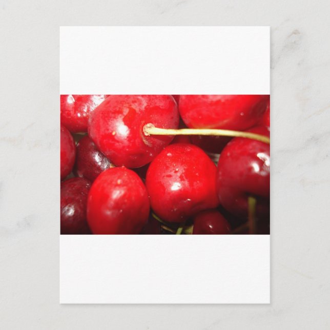 Cartão Postal Cherries Art Photo (Frente)