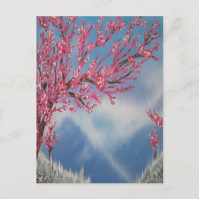 Cartão Postal Cherry Blossom (Frente)