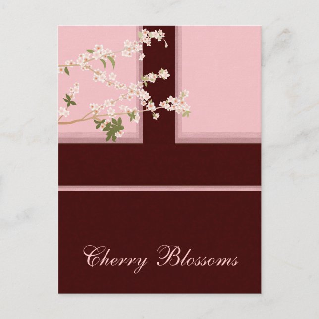 Cartão postal Cherry Blossoms (Frente)