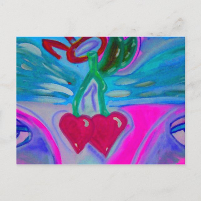 Cartão Postal Cherry Lovetifu (Frente)