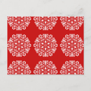 Cartão Postal Cherry Mandala