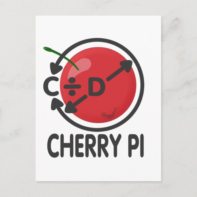 Cartão Postal Cherry Pi (Frente)