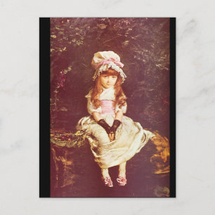 Cartão Postal Cherry Ripe', Sir John Everett_Retratos