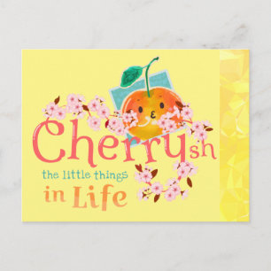 Cartão Postal Cherrysh, as Pequenas Coisas da Vida - Jardim Punn