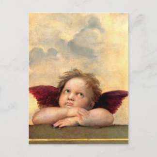 Cartão Postal Cherub por Raphael