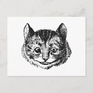 Cartão Postal Cheshire Cat