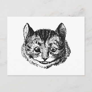Cartão Postal Cheshire Cat