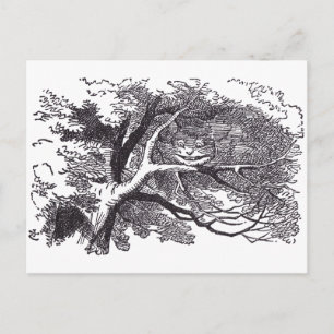 Cartão Postal Cheshire Cat
