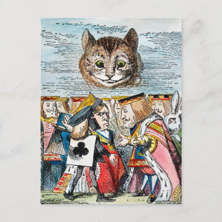 Cartão Postal Cheshire Cat, 1865