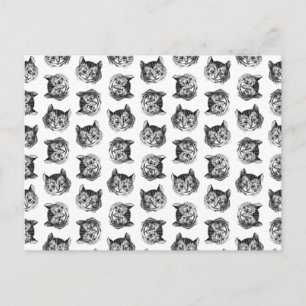 Cartão Postal Cheshire Cat de Alice no País das Maravilhas COR P