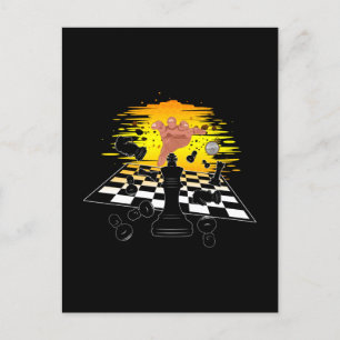 Cartão Postal Chess Master