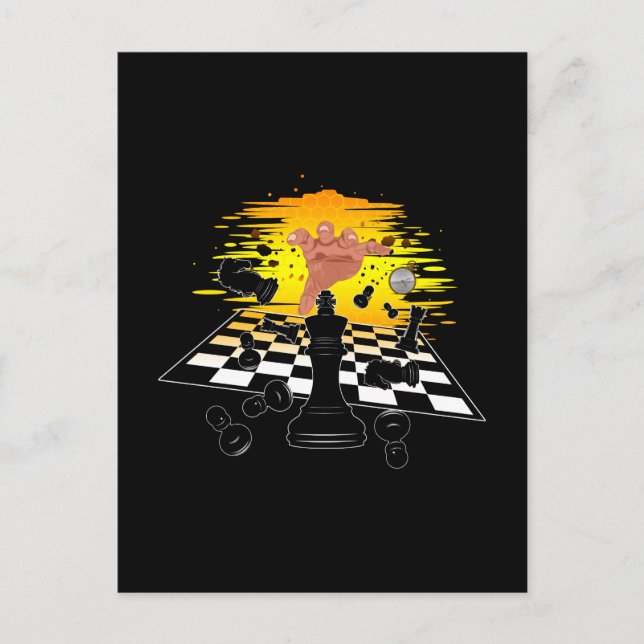 Cartão Postal Chess Master (Frente)