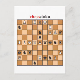 Cartão Postal chessdoku