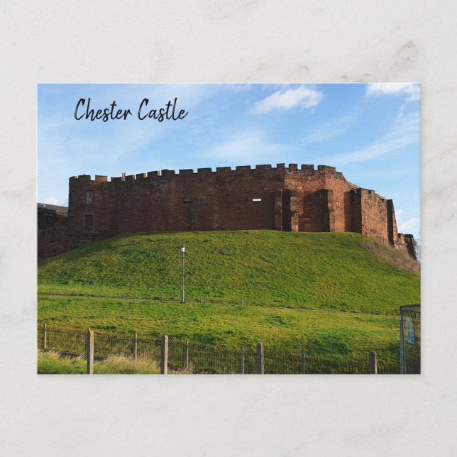 Cartão Postal Chester Castle (Frente)