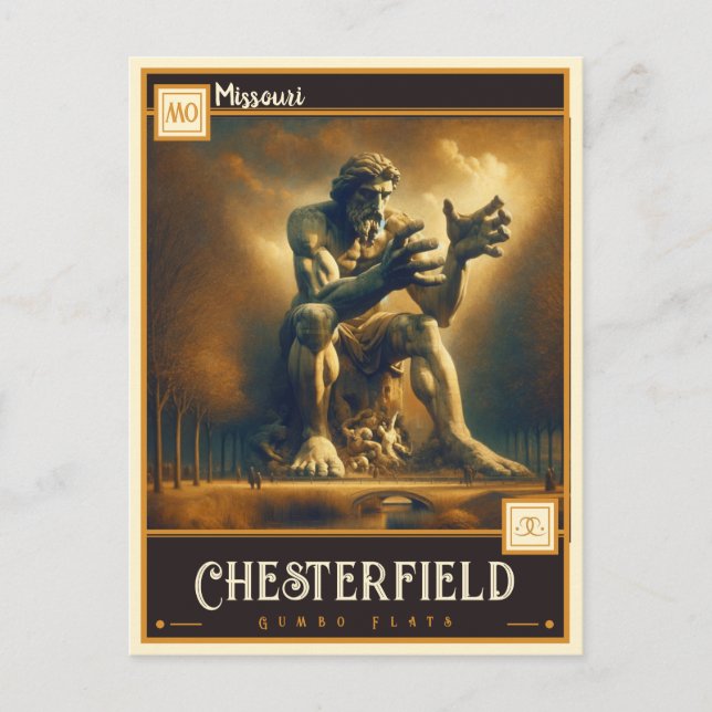 Cartão Postal Chesterfield, Missouri | Vintage (Frente)
