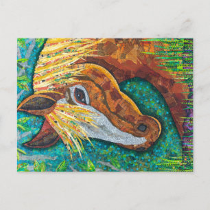 Cartão Postal Chestnut Horse