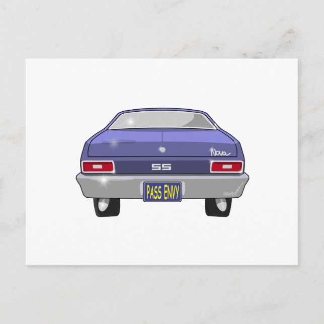 Cartão Postal Chevrolet Nova SS 1970 (Frente)