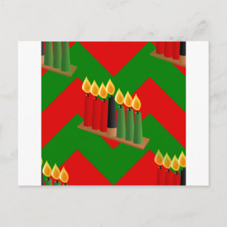 Cartão Postal chevron kwanzaa