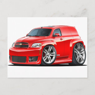 Cartão Postal Chevy HHR SS Red Panel Truck