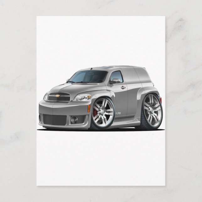 Cartão Postal Chevy HHR SS Silver Panel Truck (Frente)