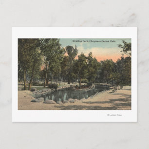 Cartão Postal Cheyenne Canyon, Colorado - Stratton Park View