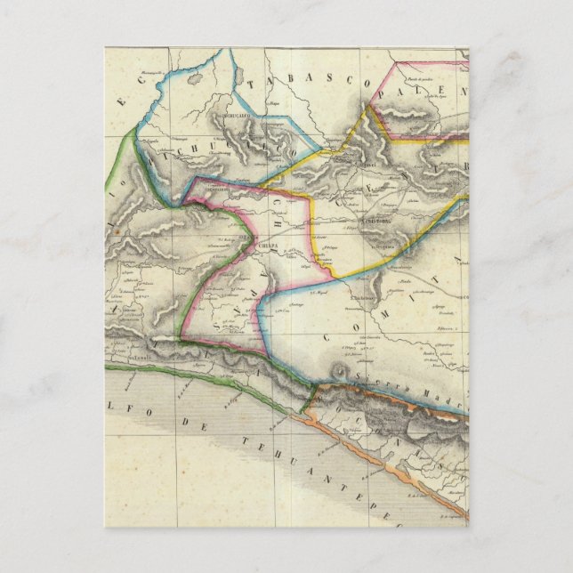 Cartão Postal Chiapas, México (Frente)