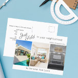 Cartão Postal Chic acabou de vender o Marketing de fotos do Imob<br><div class="desc">Mostre suas listas vendidas neste cartão postal branco de marketing chic com tipografia de cinza. Envie estes cartões postais clássicos a potenciais clientes na sua área real. Personalize com o nome da sua empresa imobiliária e os detalhes de contato no verso. Desenhar de novos clientes mostrando fotografias caseiras das casas...</div>