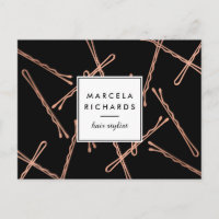 Chic Rosa Dourado Bobby Pins Hair Stylist Salon Bl