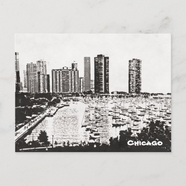 Cartão postal Chicago (Frente)