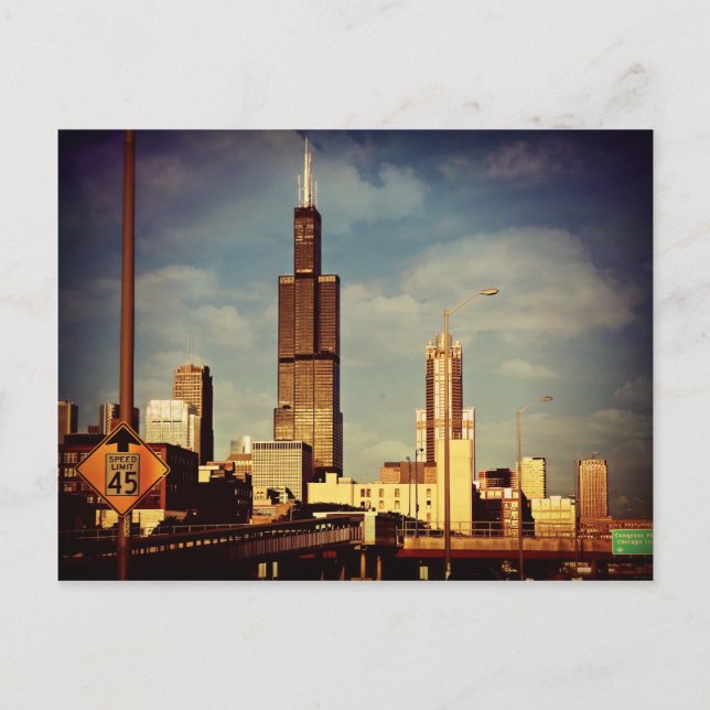 Cartão Postal Chicago (Frente)