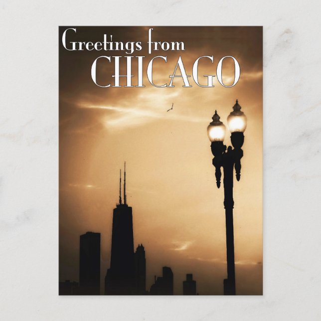 Cartão Postal Chicago (Frente)