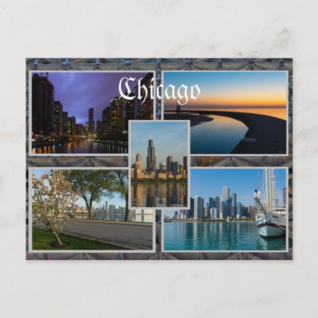 Cartão Postal Chicago (Frente)