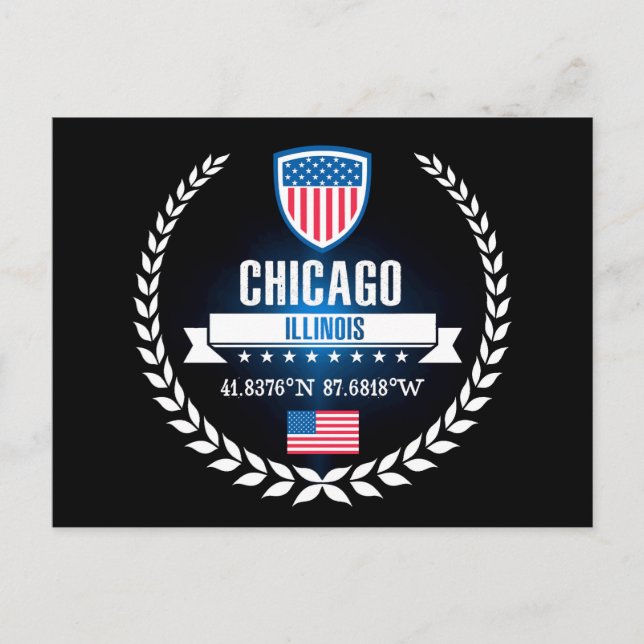 Cartão Postal Chicago (Frente)