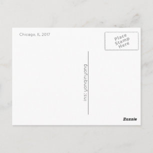 Cartão Postal Chicago 2017
