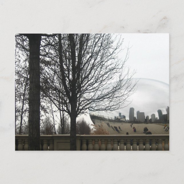 Cartão Postal Chicago Bean (Frente)