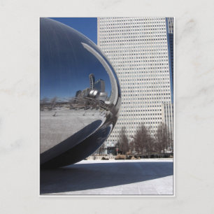 Cartão Postal Chicago Bean e Skyscaper