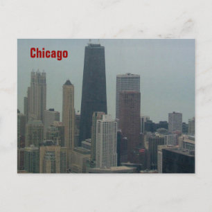 Cartão Postal Chicago e Lago Michigan
